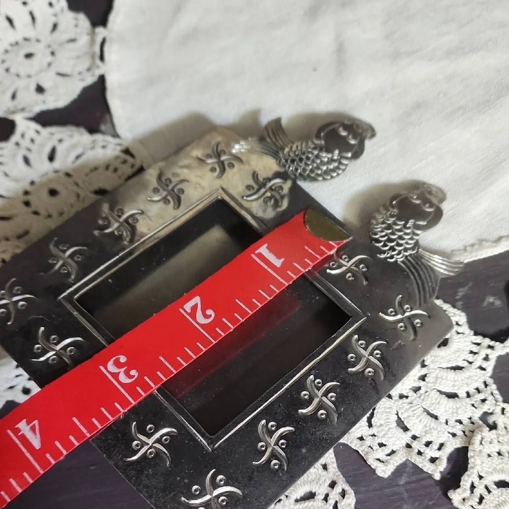 Elegant Silver Mermaid Picture Frame